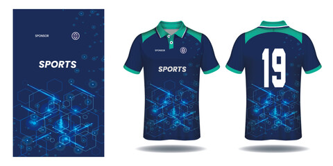 Sublimation t-shirt design jersey vector geometric pattern with striped style premium vector collection