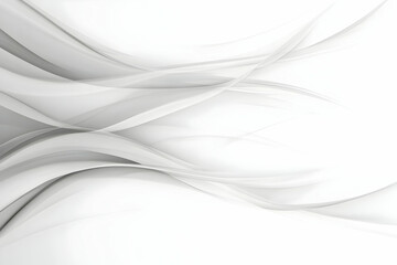 Abstract White Wave Background Illustration