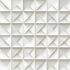 Obraz premium White Geometric 3D Background