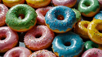 donuts on a plate