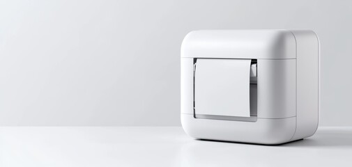 Innovative printing solution unveiled modern office product showcase minimalist design close-up view efficiency concept