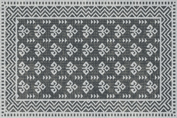 Obraz premium Kilim and Navajo Carpet modern Pattern with trending colors in high resolution 