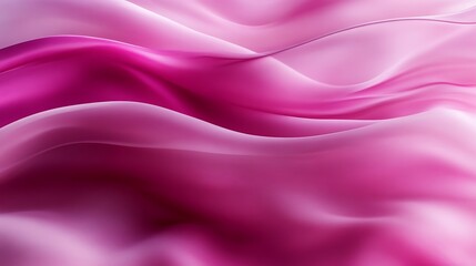 Obraz premium Abstract Pink Waves Smooth Fabric Flowing Design