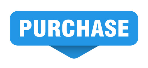 purchase sticker. purchase sign on transparent background
