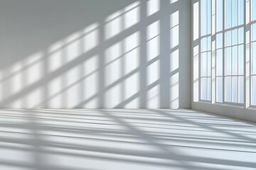 Fototapeta premium Sunlit Room 3D Illustration