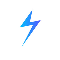 thunder gradient icon