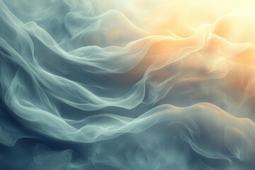 Fototapeta premium beautiful abstract light background featuring ivory smoke and dramatic script combining natural landscapes and artistic elements for a dreamy captivating visual