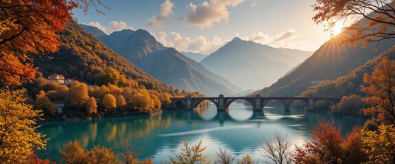 bridge over the river