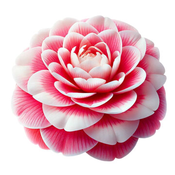 pink rose isolated on white on illustration 