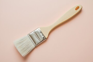 Colorful Paintbrushes on a Vibrant Artist's Palette