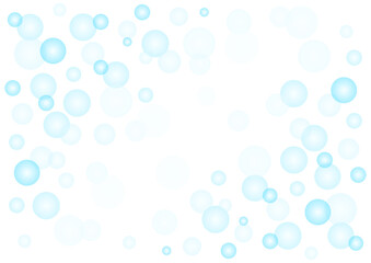 泡のような円形模様の抽象的背景イラスト