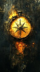 Fototapeta premium The Crooked Compass, Schizotypal Personality Disorder