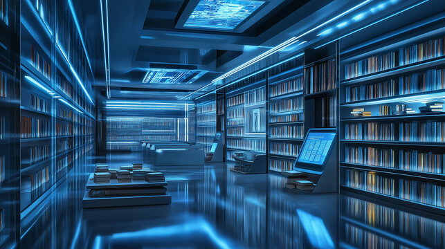 Innovative online learning space edtech innovations for accessibility and engagement in a futuristic library environment