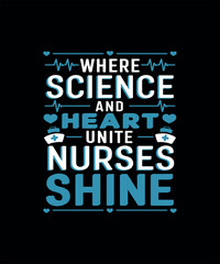 Obraz premium Nursing T-shirt Design