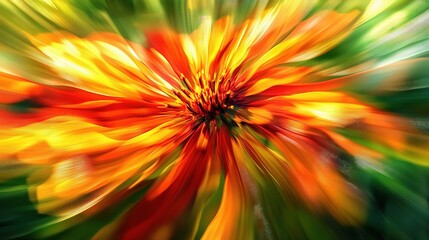 Obraz premium Bright Abstract Flower Background in Spring with Vibrant Colors
