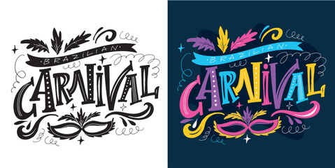 Mardi gras. Carnival. Cute hand drawn doodle lettering quote. Lettering for t-shirt design, mug print, bag print, clothes fashion. 100% hand drawn vector image.
