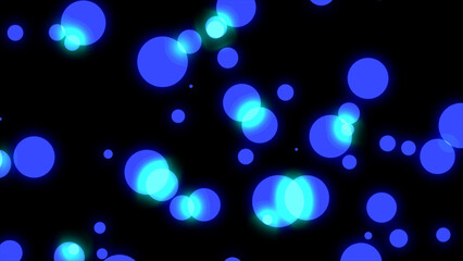 Dot particle icon of different size