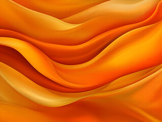 Obraz premium Abstract Orange Wave Background Illustration
