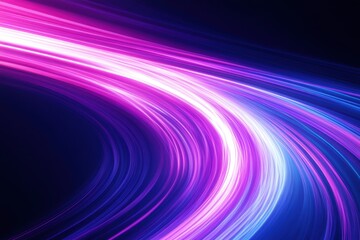 Futuristic Neon Waves with Glowing Abstract Curves, Vibrant Colors, and Digital Art Aesthetics for Modern Design and Dynamic Light Patterns