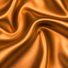 Amber Satin Drape Background Image