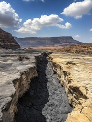 The remarkable Danakil Depression in Ethiopia, truly one of the most beautiful landscapes in the...