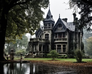 Old Gothic Home: Vintage Architecture and Design of an Ancient House with Gothic Style