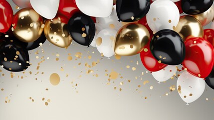 Vibrant Decorations with Glittering Gold