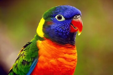Rainbow Lorikeet in Natural Habitat