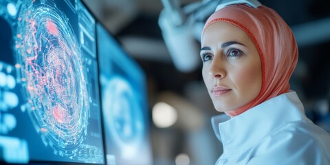 Futuristic Command Center with Diverse Dispatchers and Advanced Holographic Interfaces