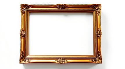 Ornate Gold Picture Frame: A Classic, Elegant Design
