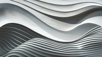 White texture. gray abstract pattern seamless. wave wavy nature geometric modern
