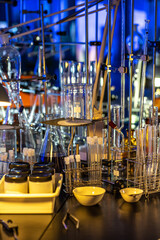 Laboratory tooling - close-up - selective focus