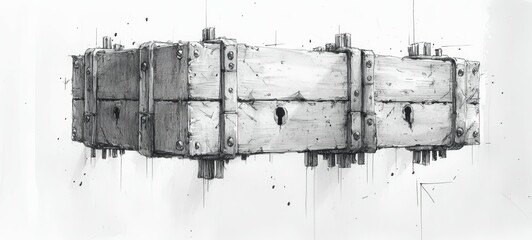 Obraz premium The Overlocked Box, Paranoid Personality Disorder