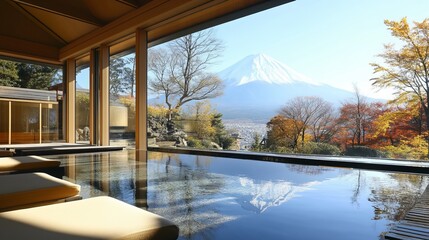 Nestled at the foot of majestic Mount Fuji, Fujiyoshida offers breathtaking vistas of the iconic peak. The vibrant city boasts awe-inspiring views of the snow-capped mountain, creating a serene