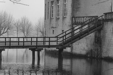 Winter an der Wasserburg in Gemen