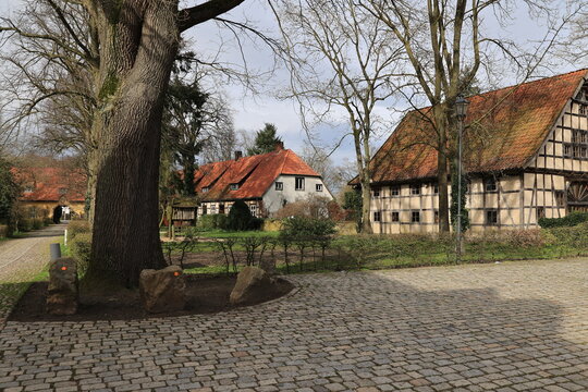 Blick auf Kloster Malgarten bei Bramsche in Niedersachsen	