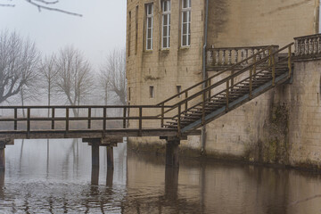 Winter an der Wasserburg in Gemen