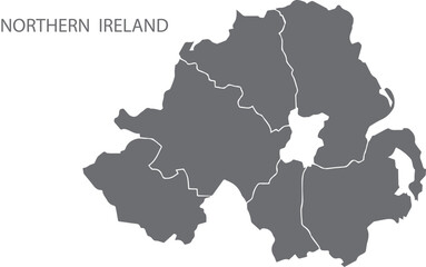 Northern Ireland Map 