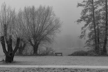 Frostiger wnter im Münsterland