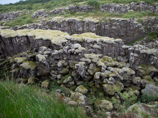 Where the tectonic plates divide in Iceland