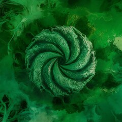 Green textured surface abstract background