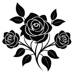 Ornate floral pattern vector illustration art