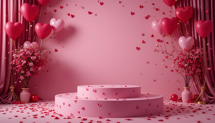 pink birthday cake | valentine banner | valentine background| valentine day | valentine cake