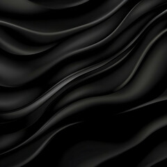 Obraz premium Black Abstract 3D Wave Background
