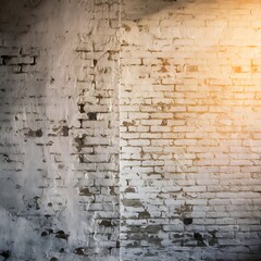 White color old wall texture - background