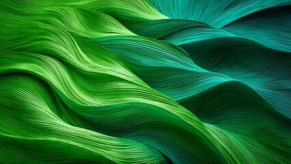 Closeup of green and blue textured background