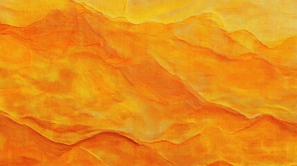 Textured Orange Fabric Background for Textile Design with Subtle Gradient and Soft Waves in Warm Tones Suitable for Banner Art and Fabric Patterns