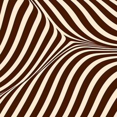 Brown and white stripes pattern background