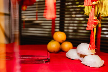 Chinese New Year With Red Background, Chinese New Year Concept.