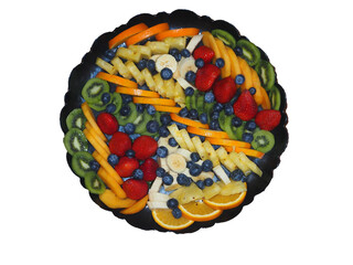 Plate of fruits